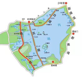 杭州市旅游景点分布图