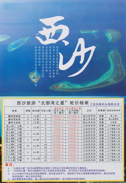 大庆到海南旅游团报价表